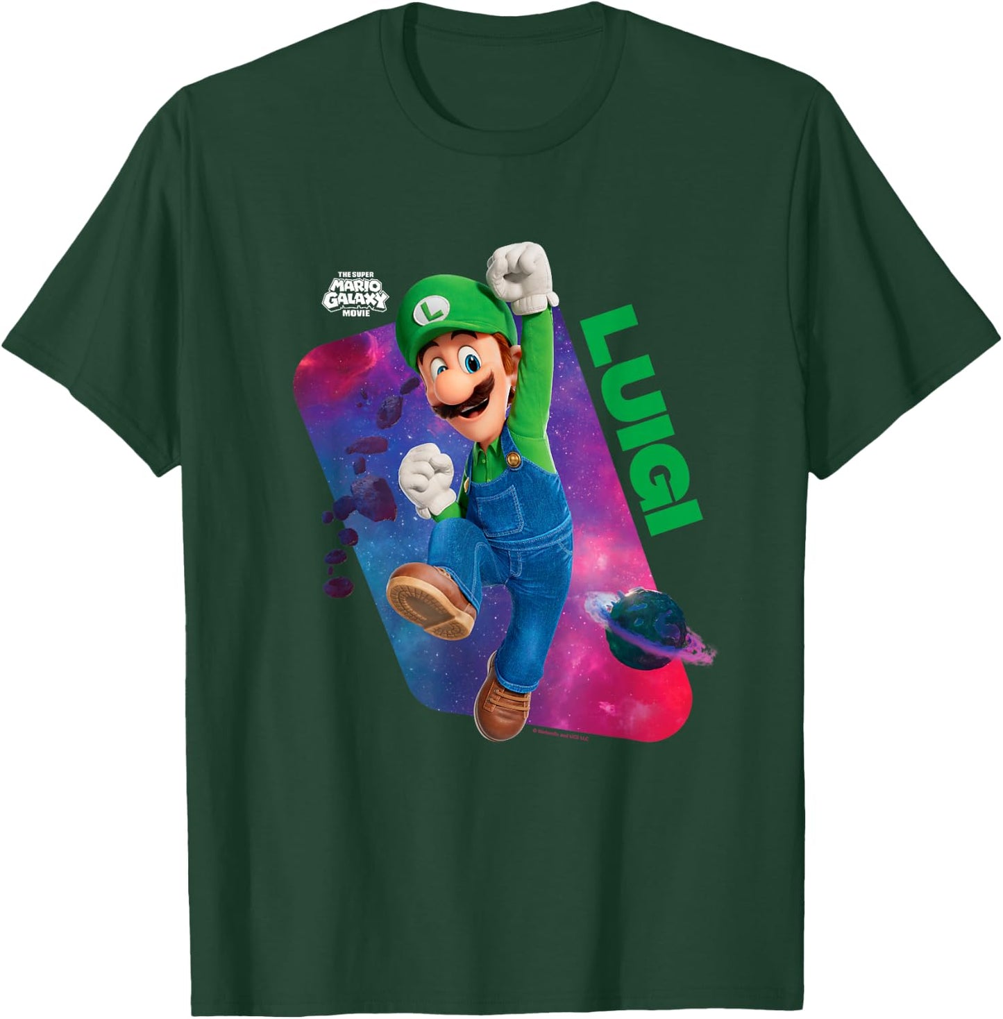 The Super Mario Galaxy Movie Luigi Steps Up T-Shirt - T-Shirt | Forest