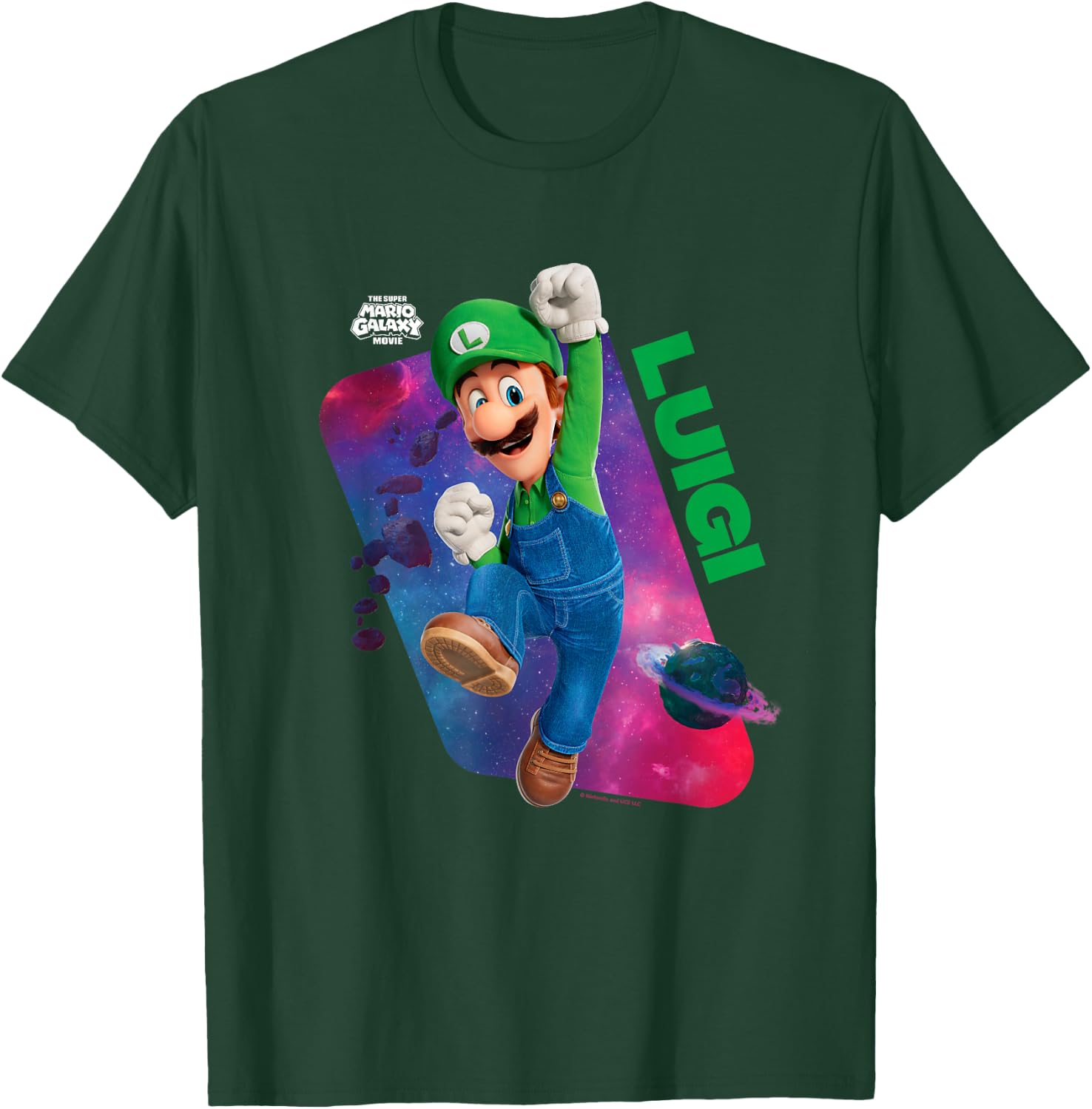 The Super Mario Galaxy Movie Luigi Steps Up T-Shirt - T-Shirt | Forest