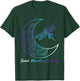 Suicide Depression Moon Dragonfly Prevention Awareness T-Shirt - T-Shirt | Forest