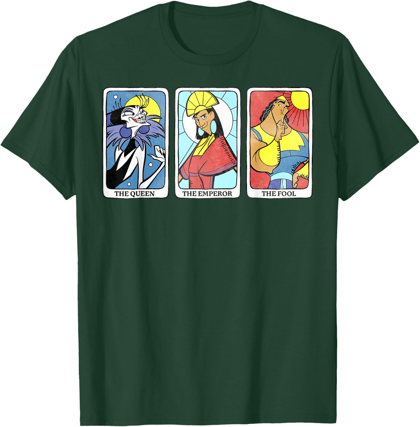 Disney Emperor's New Groove Character Tarot Cards T-Shirt - T-Shirt | Forest