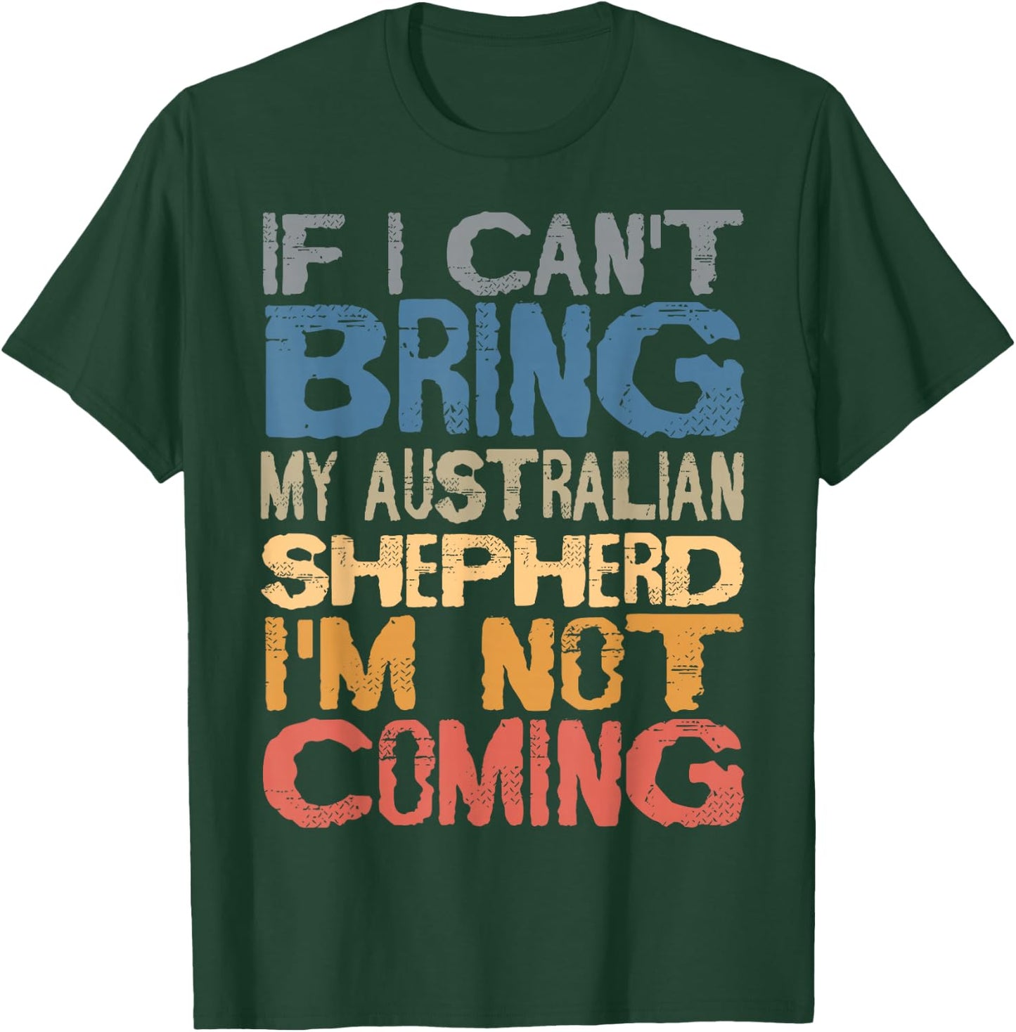 Australian Shepherd Aussie American Herding Dog Breed Women Girls Kids T-Shirt - T-Shirt | Forest