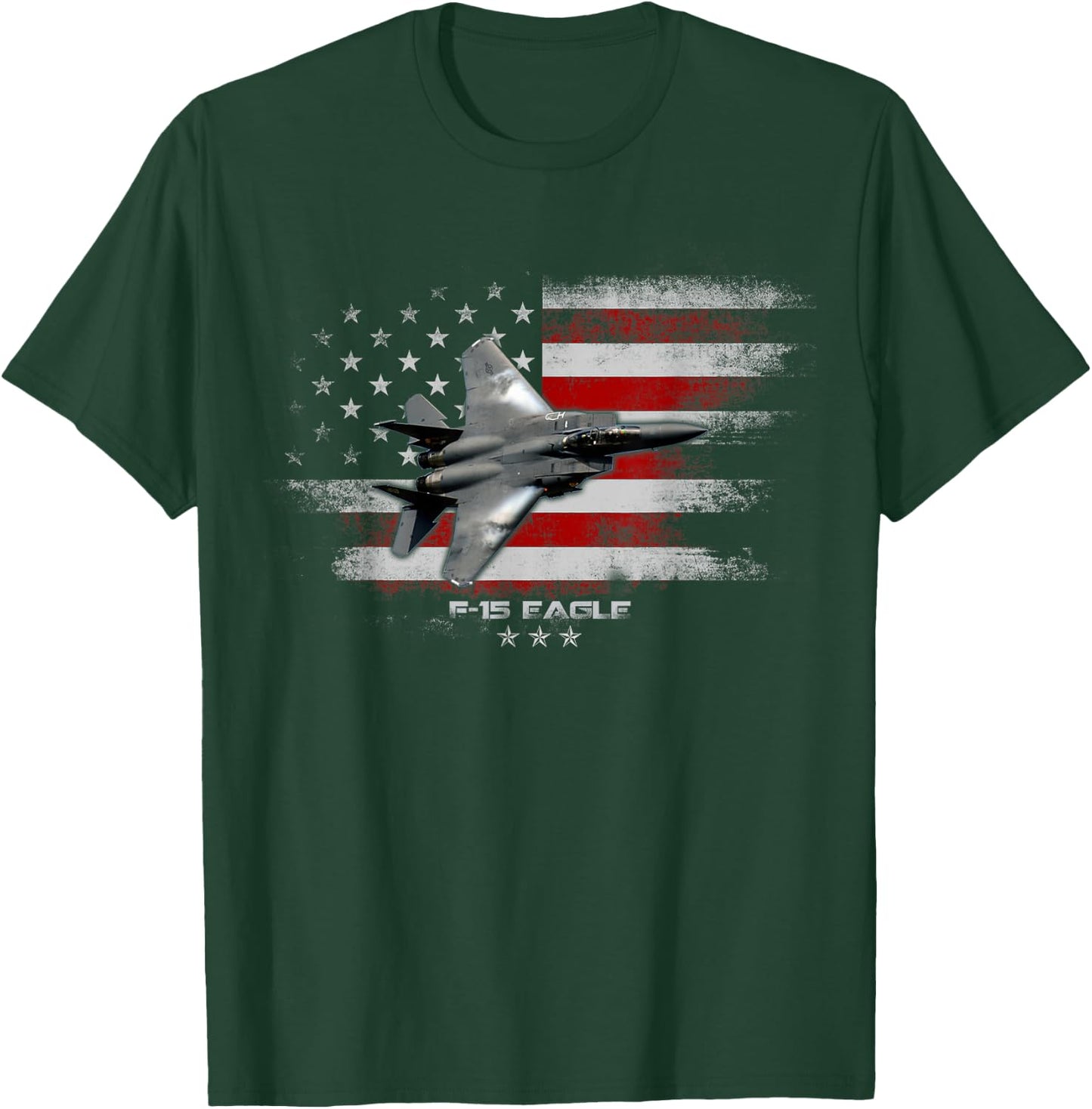 US Air Force F-15 Eagle Proud Air Force , black T-Shirt - T-Shirt | Forest