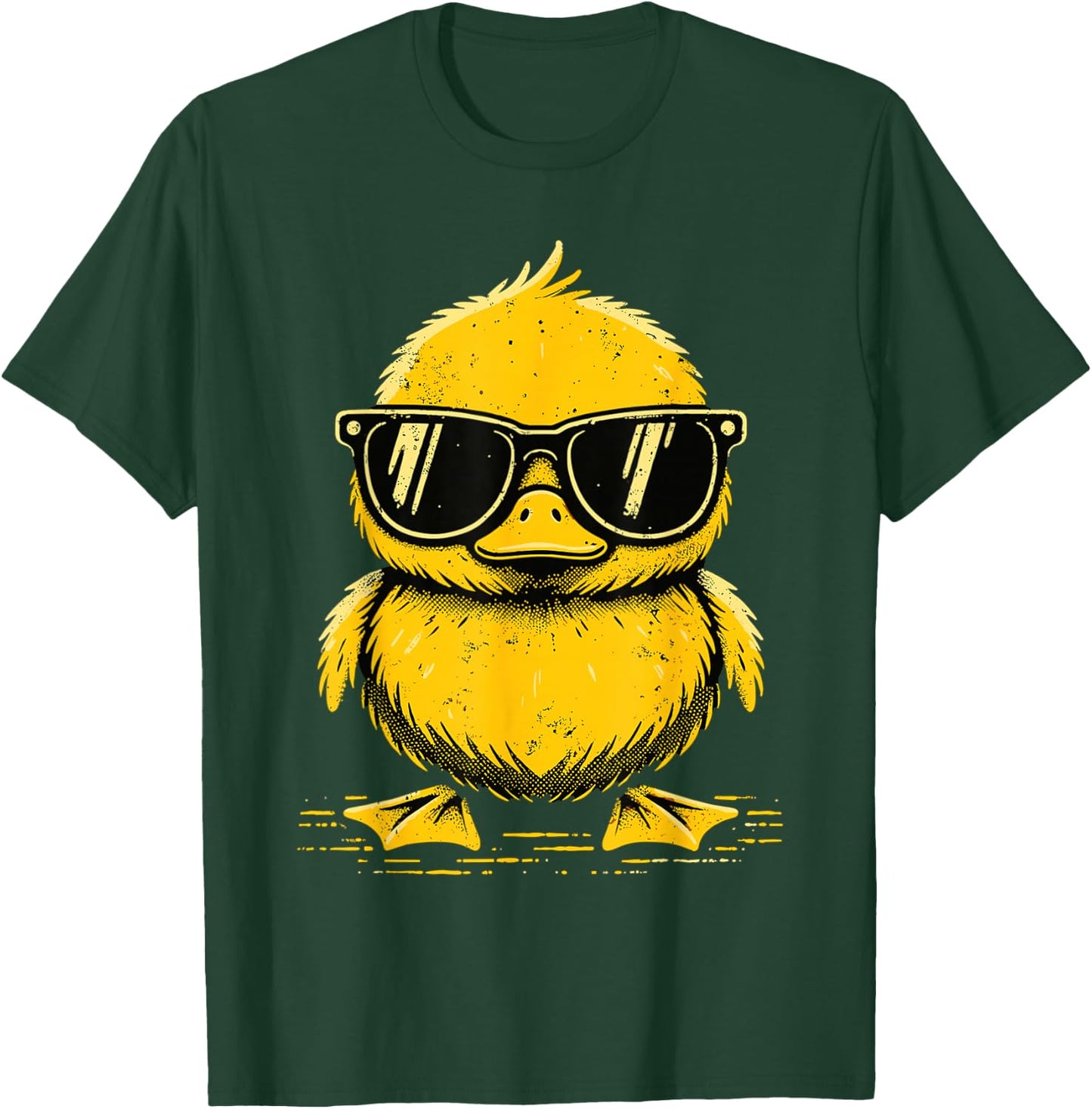 Cool Duckie Sunglasses Funny Ducky Rubber Duck T-Shirt - T-Shirt | Forest