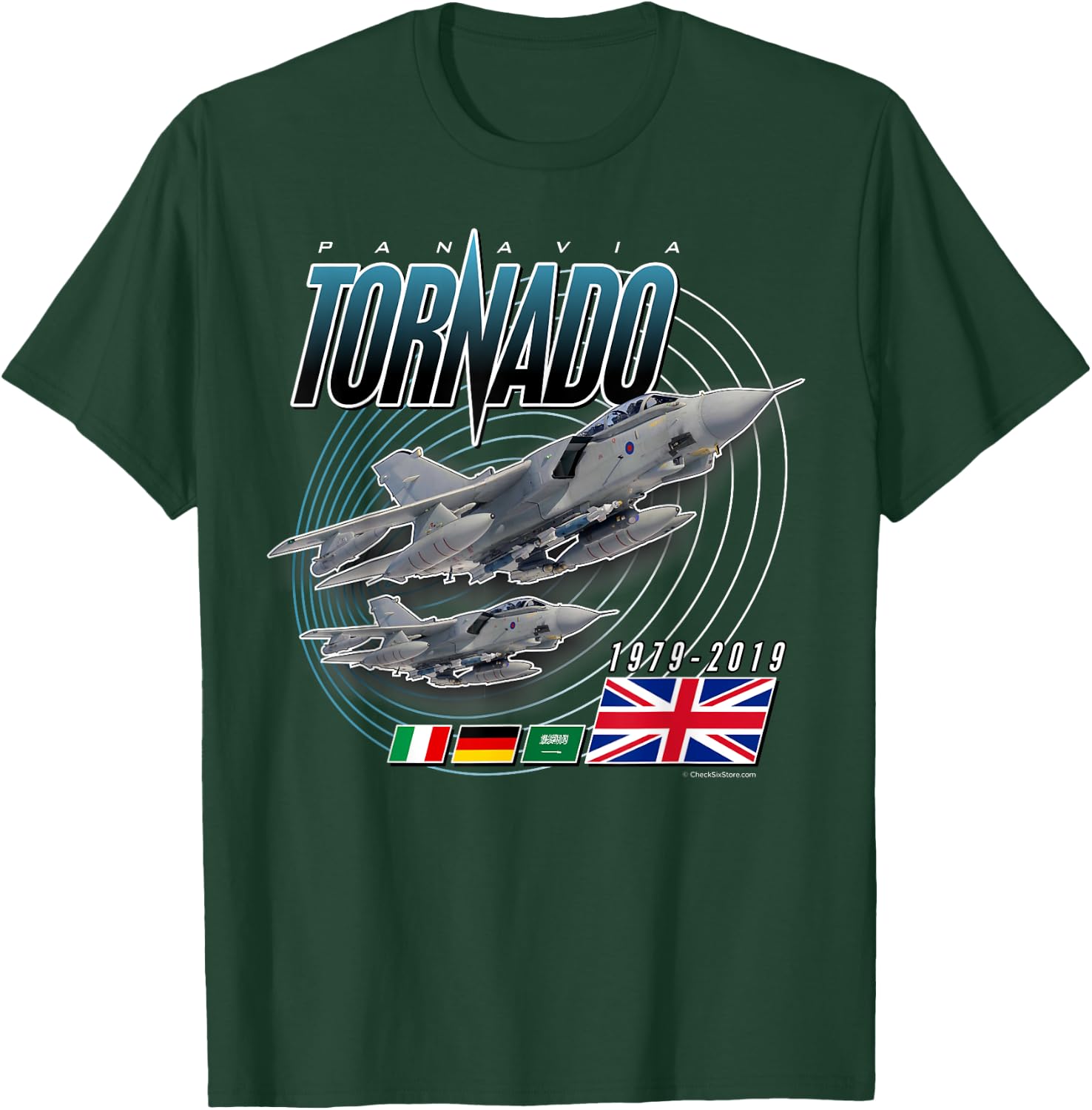 Panavia Tornado Jet 1979 - 2019 T-Shirt - T-Shirt | Forest