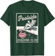Poolside Reading Club Books Flamingo Swim Pool Inflatable T-Shirt - T-Shirt | Forest
