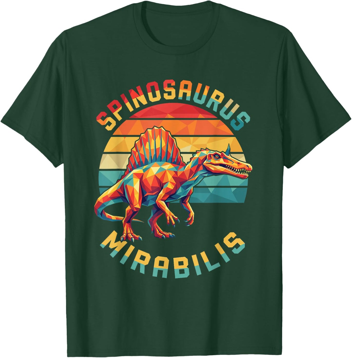 New Spinosaurus Mirabilis 2026 Discovery Hell Heron Dinosaur T-Shirt - T-Shirt | Forest