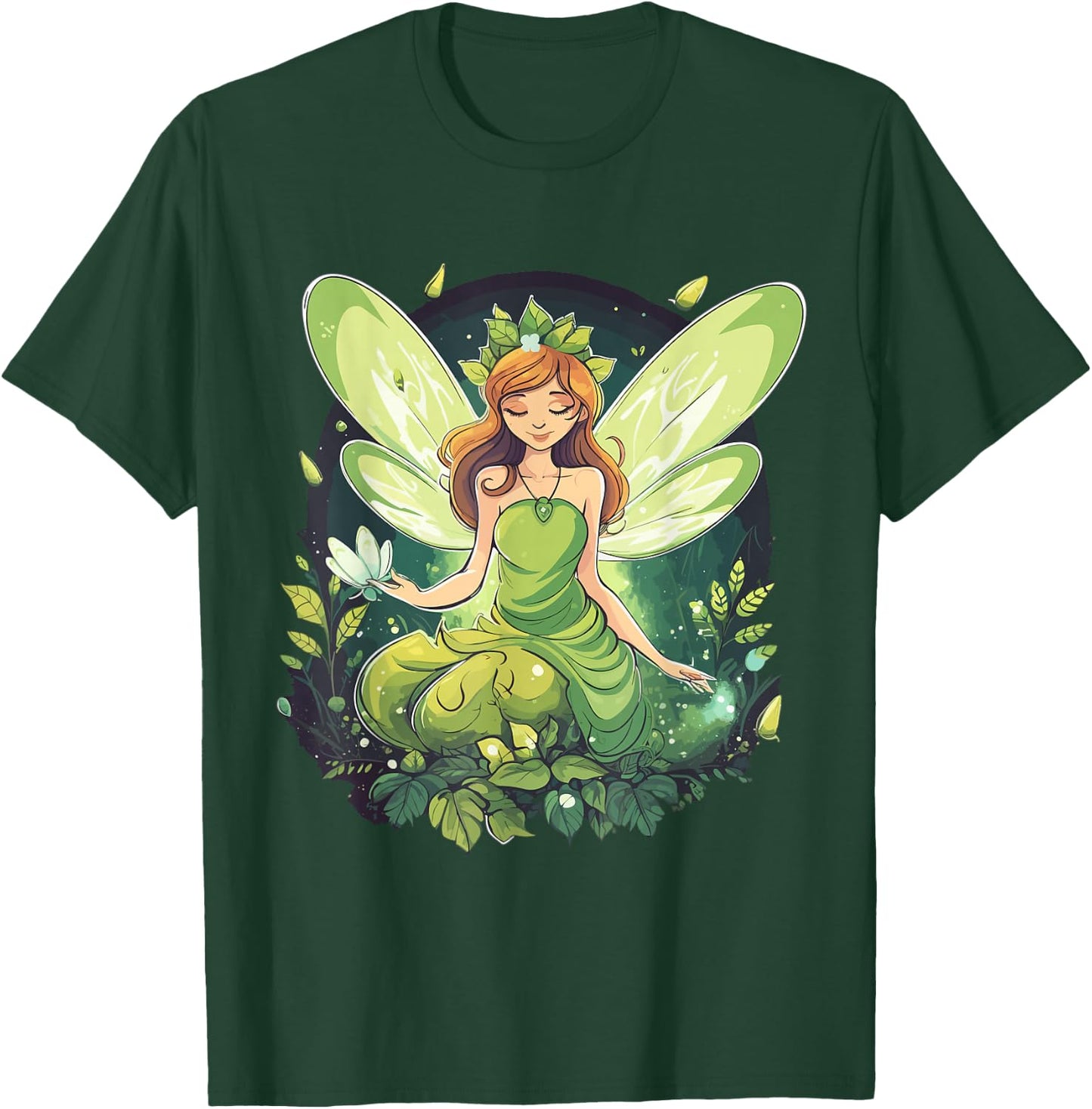 Forest Fairy , black T-Shirt - T-Shirt | Forest