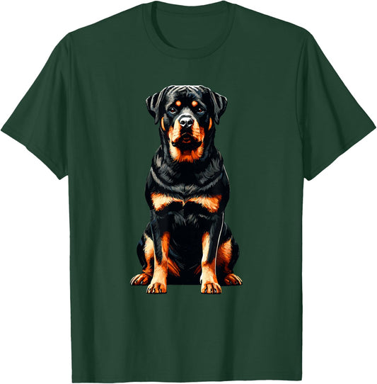 Rottweiler Rottweilers Rot Dog Rottie T-Shirt - T-Shirt | Forest