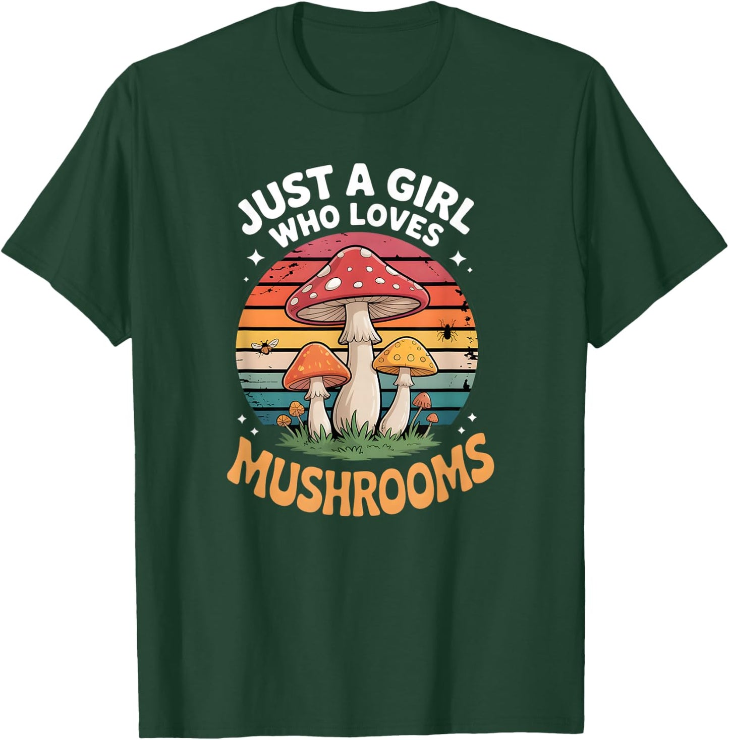 Girls Mushroom T-Shirt - T-Shirt | Forest