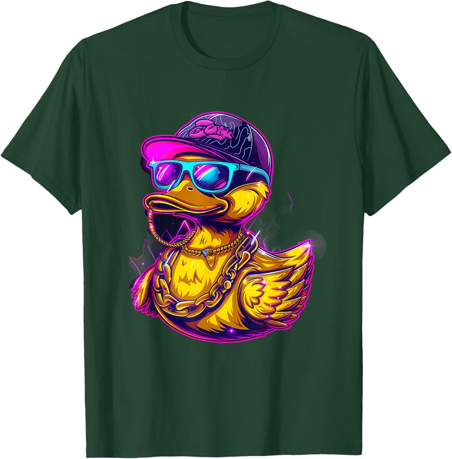 Rubber Duck Hip Hop Fashion Rubber Duckling Rubber Duckie T-Shirt - T-Shirt | Forest