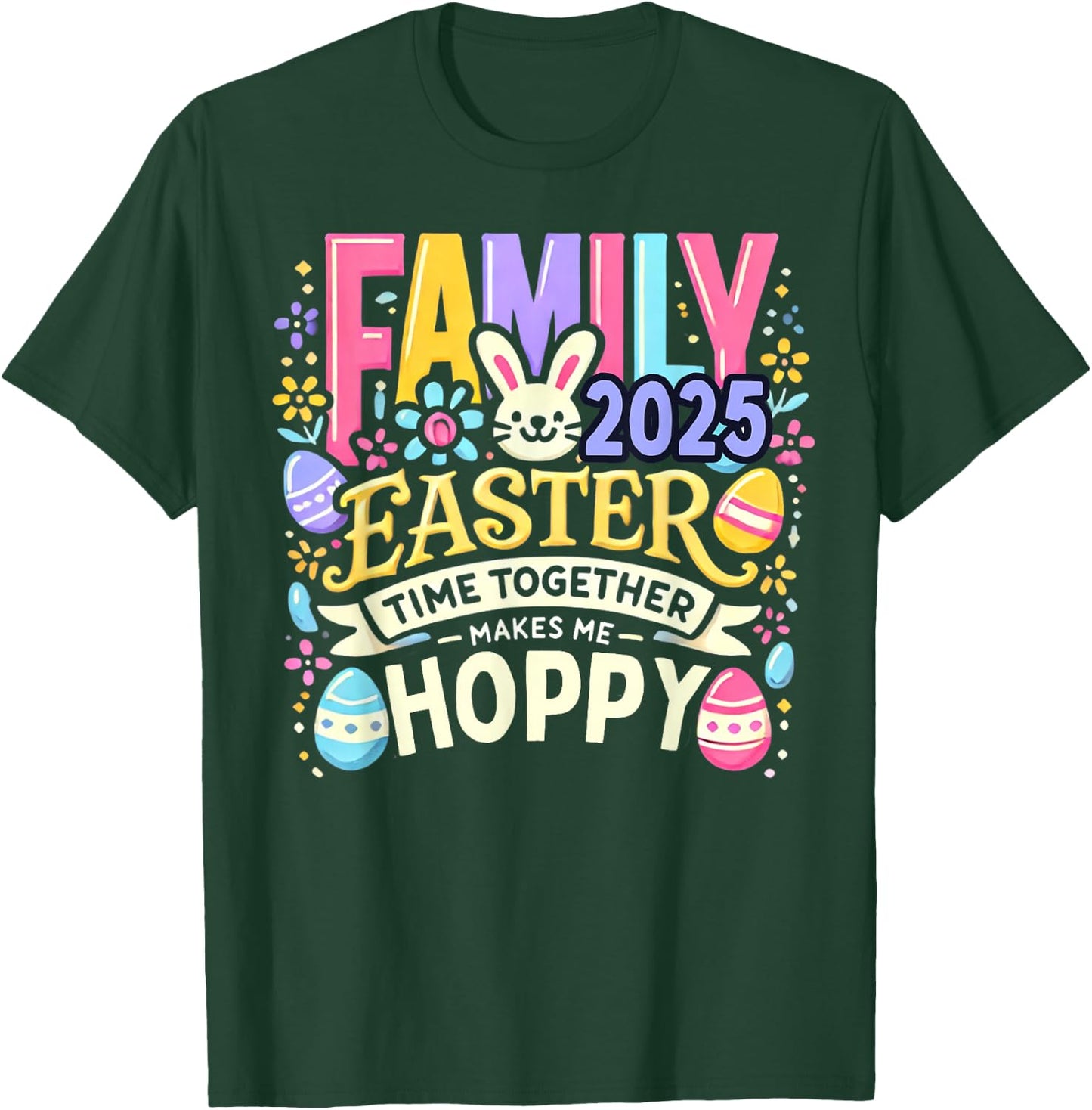 Family Easter 2025 Easter Crew Matching Group T-Shirt - T-Shirt | Forest