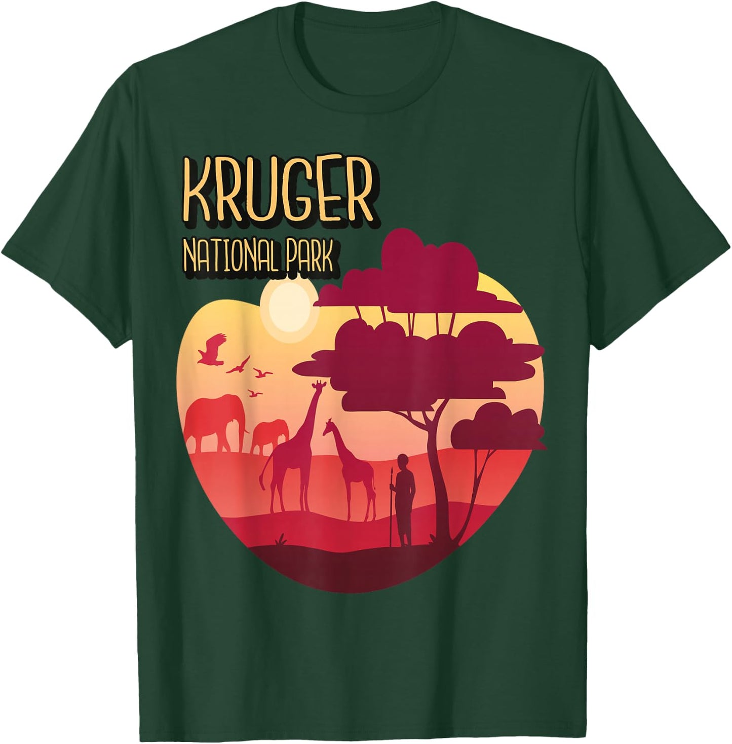 Kruger Safari Tour Africa National Park Souvenir T-Shirt - T-Shirt | Forest