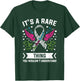 Rare Thing Zebra Ribbon 2026 Rare Disease Day Awareness T-Shirt - T-Shirt | Forest