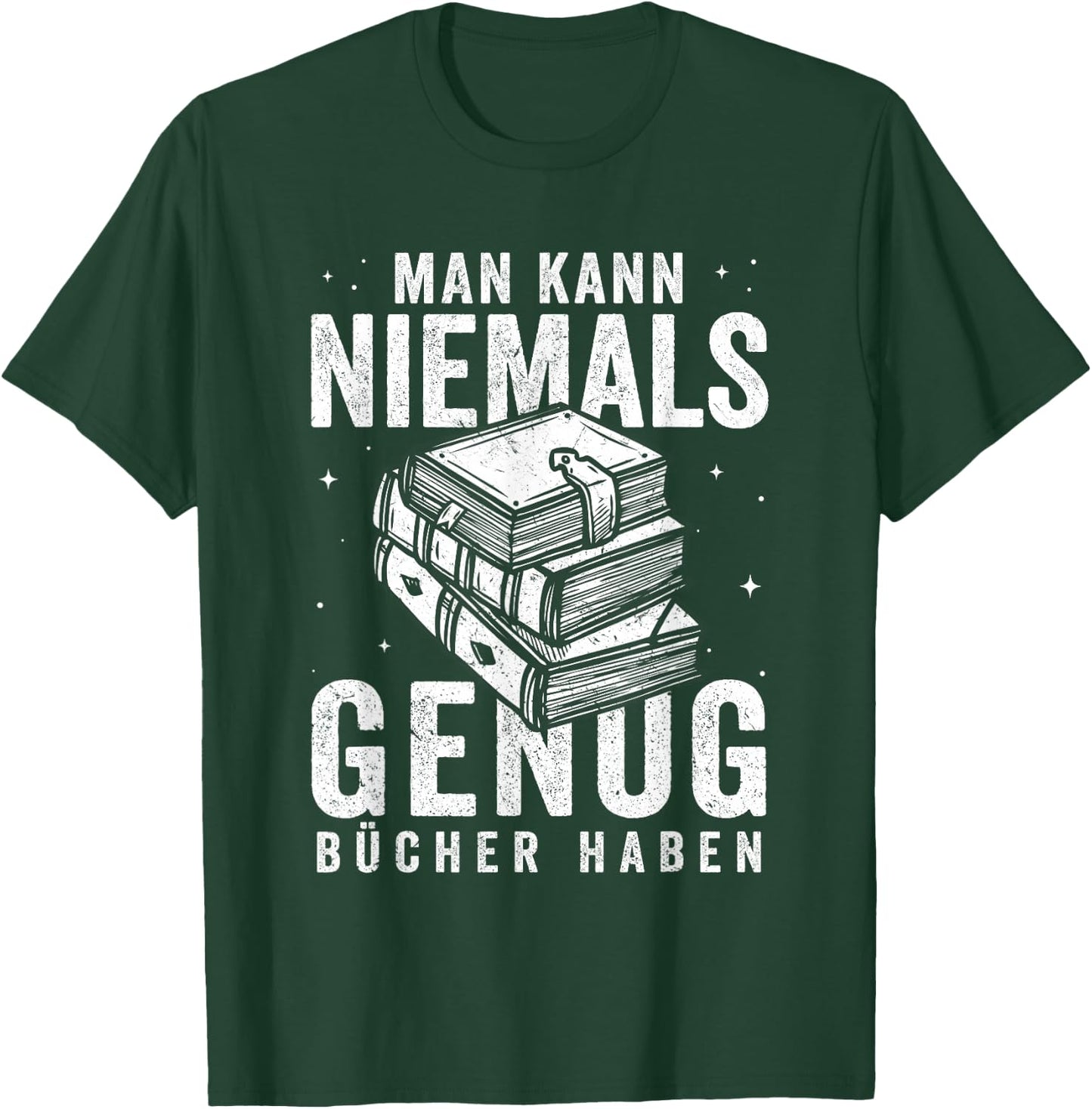 Funny Bookworm Reading Book Lover , black T-Shirt - T-Shirt | Forest