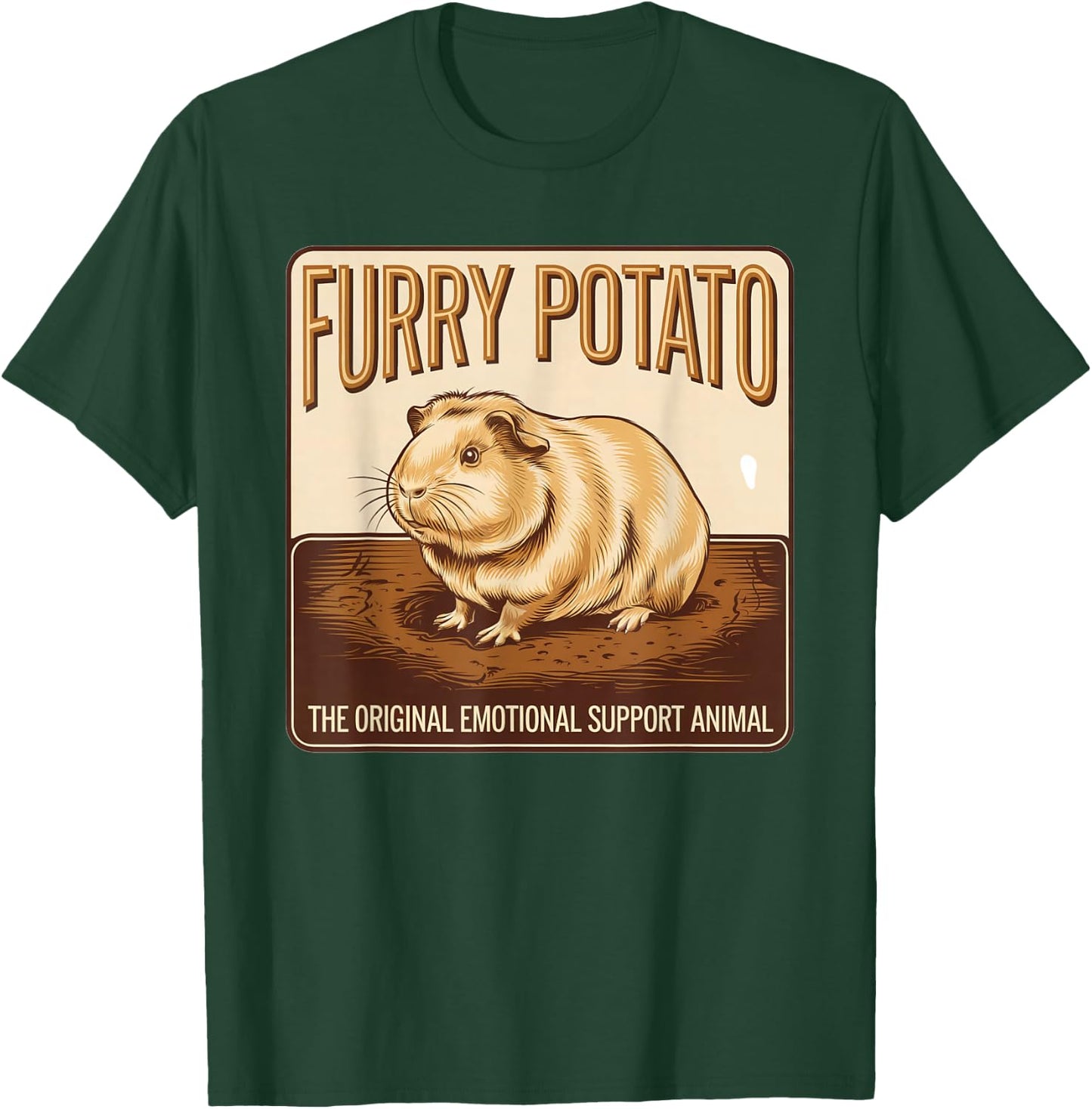Guinea Pig Lover – Cute Pet Enthusiast Design T-Shirt - T-Shirt | Forest