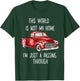 This World Is Not My Home Fun Retro Red Truck Vintage Pickup T-Shirt - T-Shirt | Forest