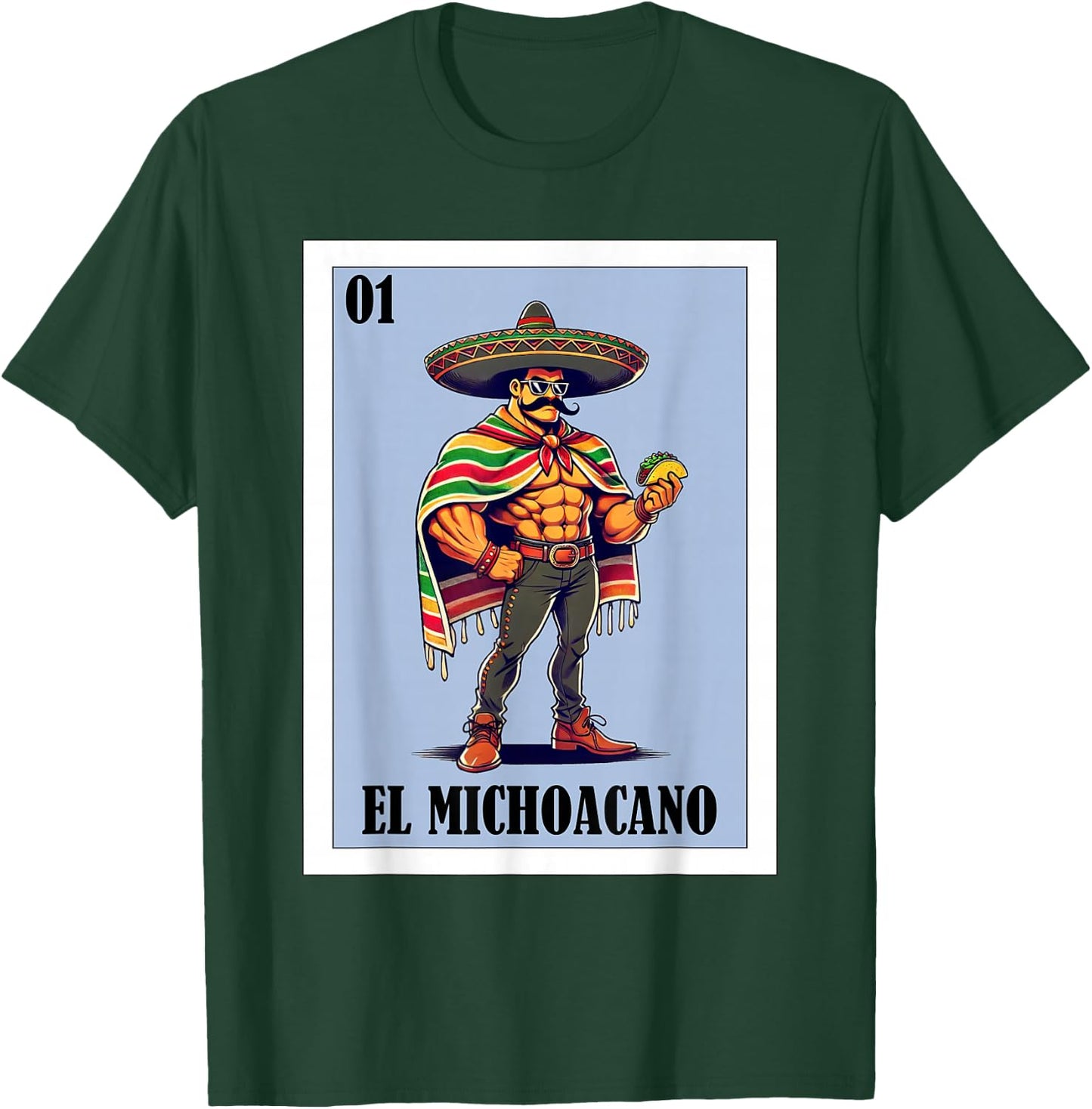 Funny Michoacan Mexican Design - El Michoacano T-Shirt - T-Shirt | Forest
