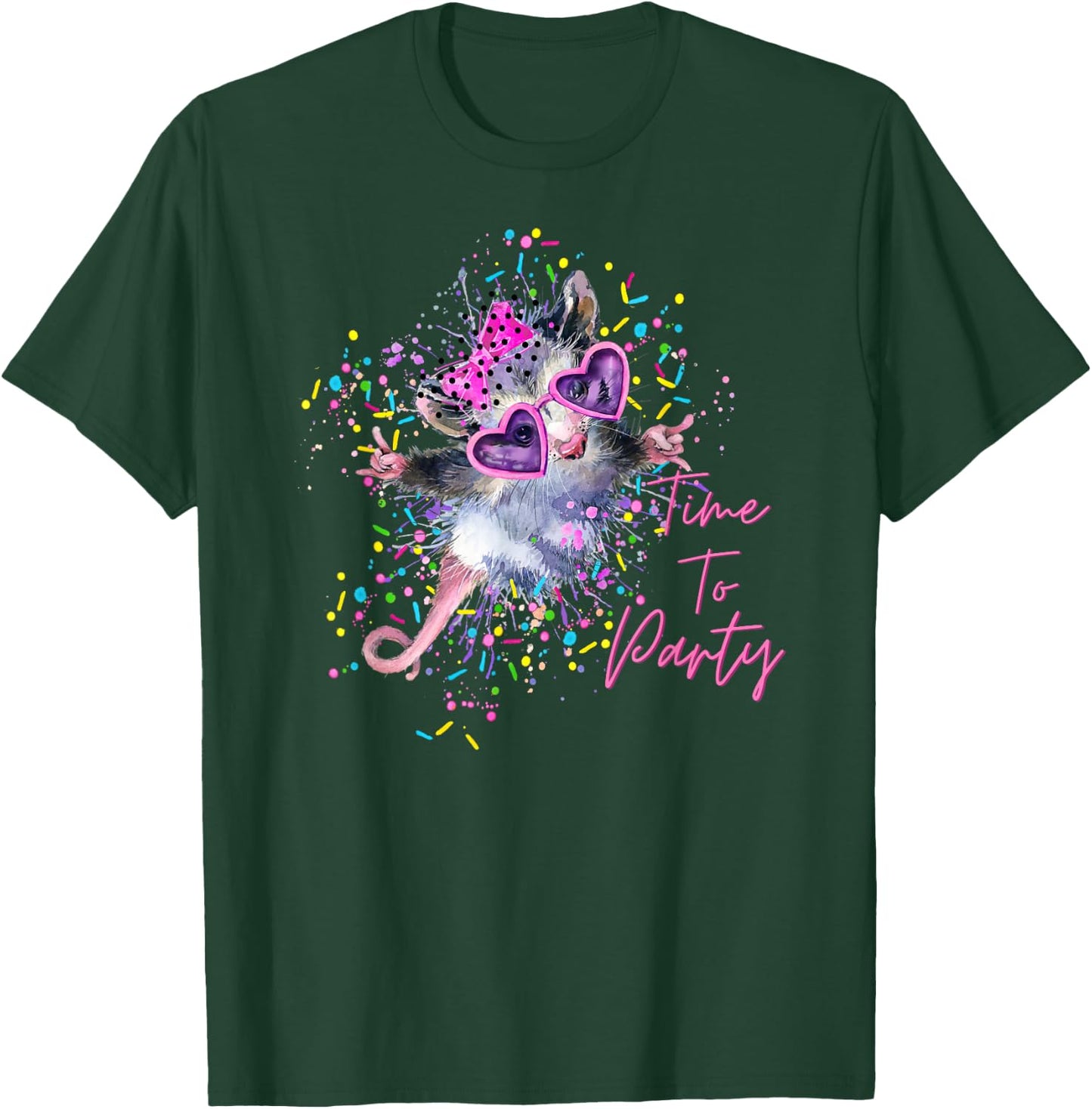 Mädchen, Damen-Party-Maus, lassen Sie uns Partygeschenk T-Shirt - T-Shirt | Forest