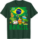 Brazil Flag Outfit Idea For Kids Brazil & Brazilian Flag T-Shirt - T-Shirt | Forest
