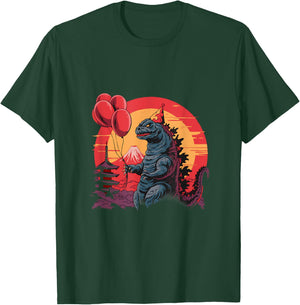 Kaiju Birthday Party Japan Monster Movie Bday Japanese T-Shirt - T-Shirt | Forest