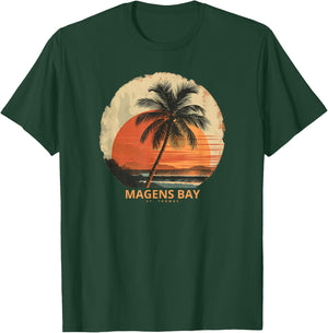 Magens Bay St Thomas Virgin Islands Vacation Tribal Beach T-Shirt - T-Shirt | Forest