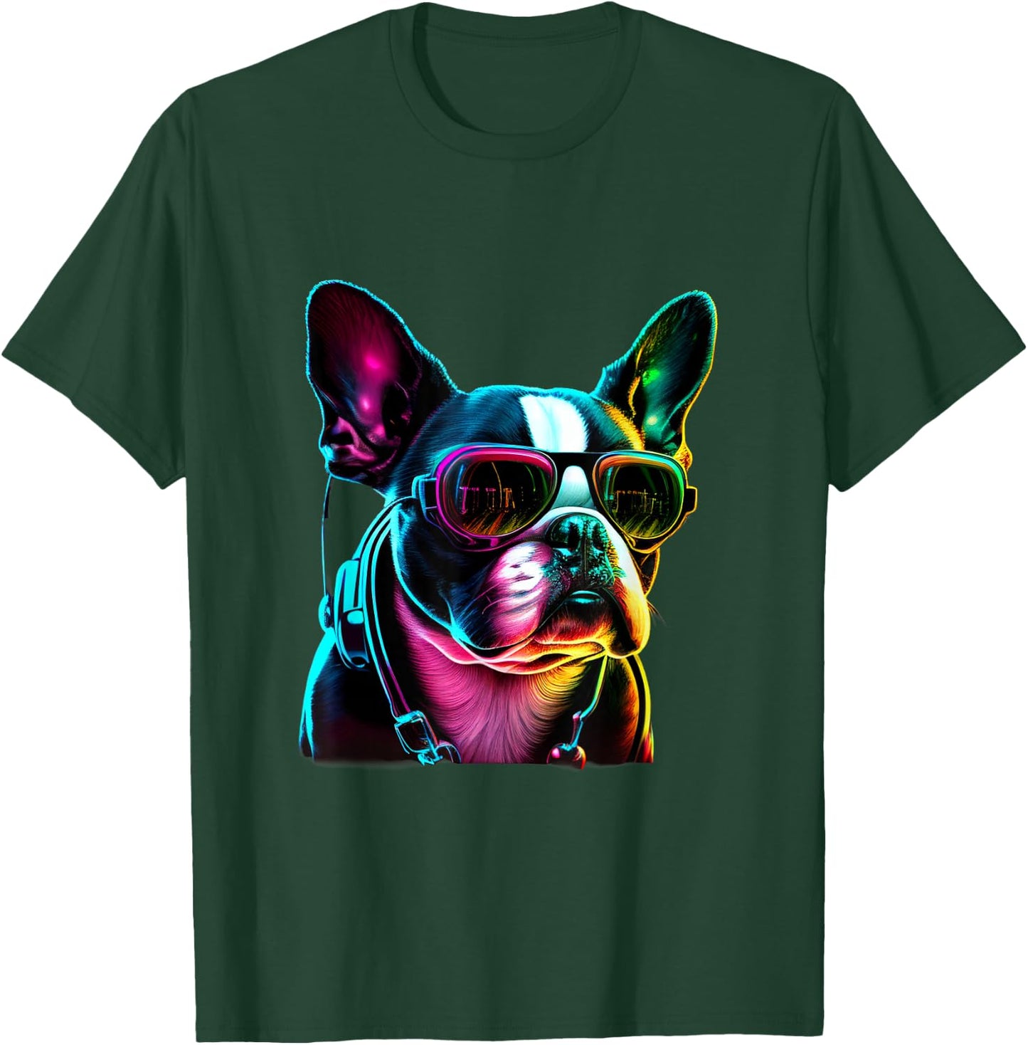Boston Terrier Dogs Boston Terriers T-Shirt - T-Shirt | Forest