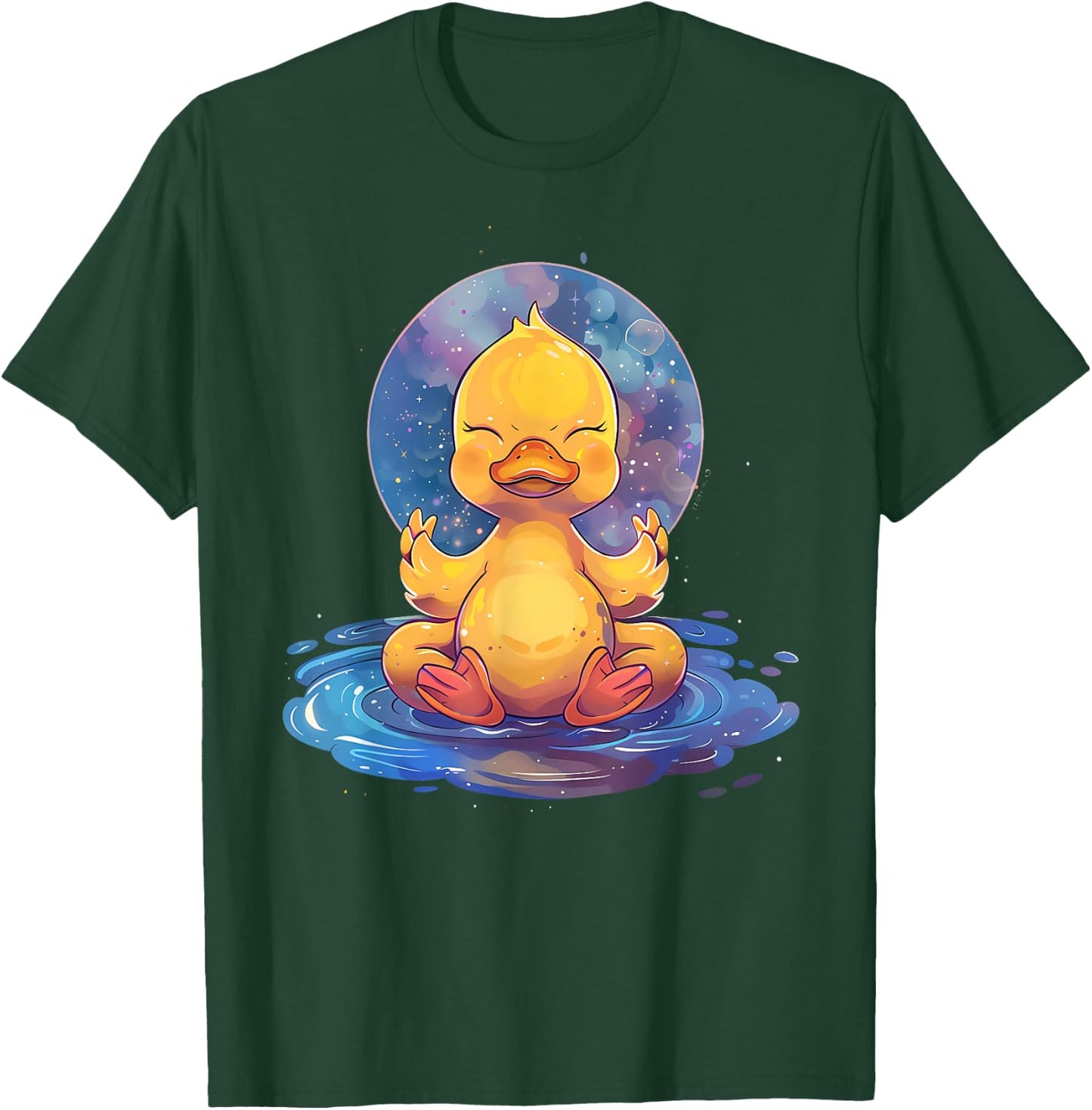 Rubber Duck Meditation Rubber Duckie Rubber Duckling T-Shirt - T-Shirt | Forest