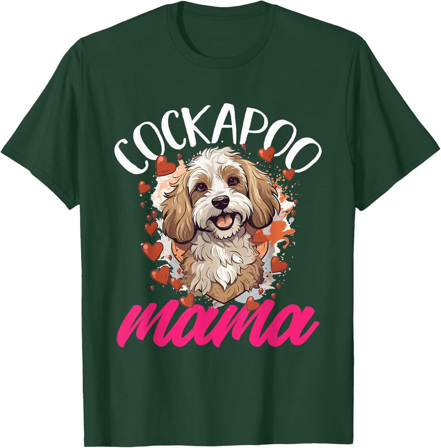 Cockapoo Dog Breed Pet Cockapoo Mama T-Shirt - T-Shirt | Forest