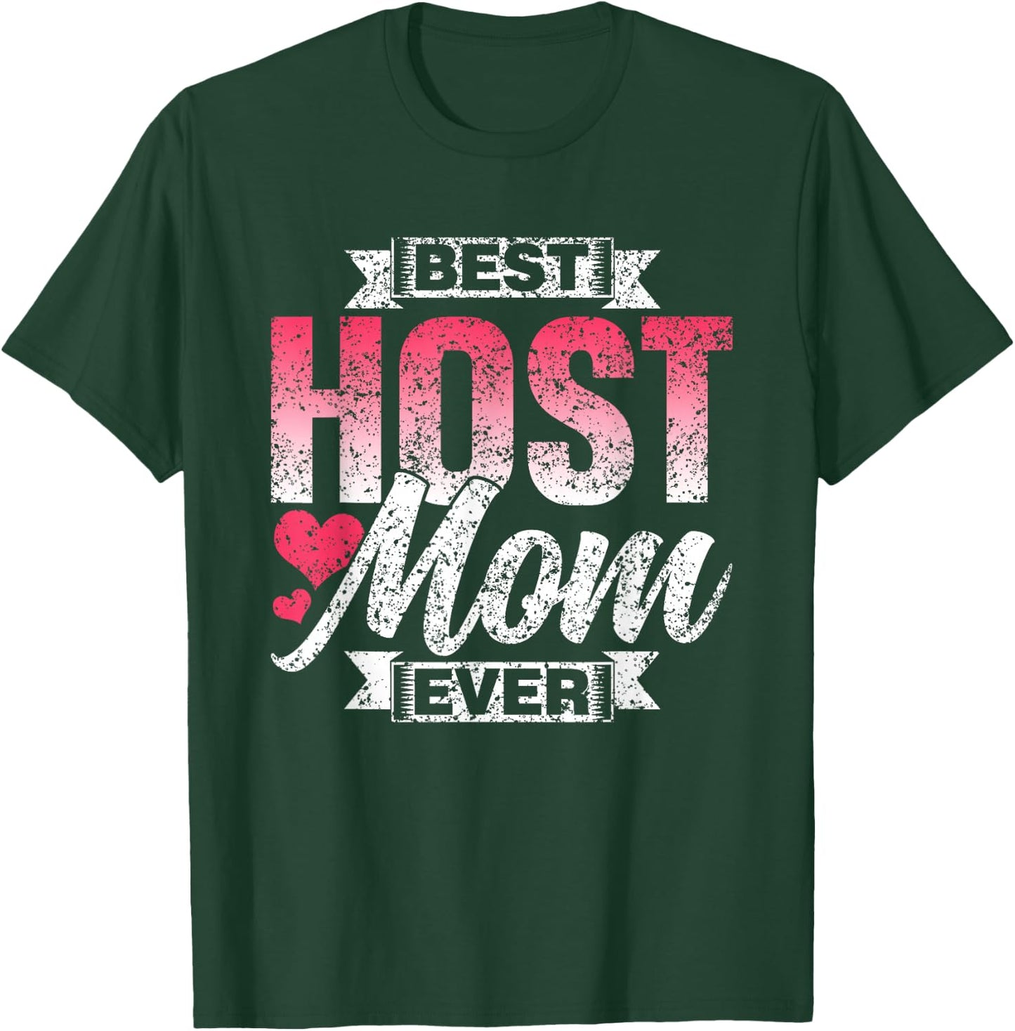 with German Text "Beste Gastmutter Aller Zeit" [German Language], black T-Shirt - T-Shirt | Forest