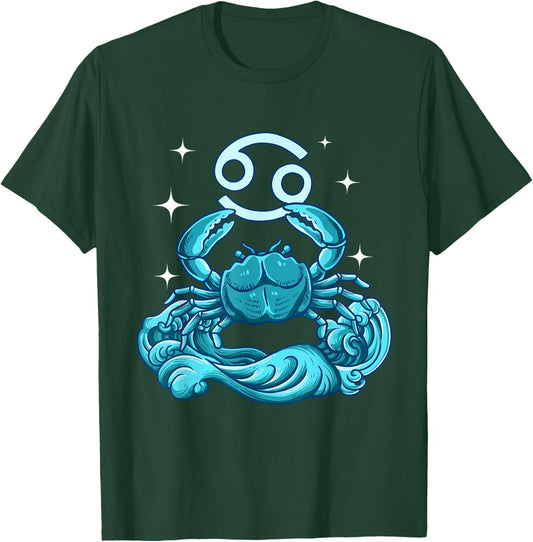 Cancer Zodiac Sign T-Shirt - T-Shirt | Forest