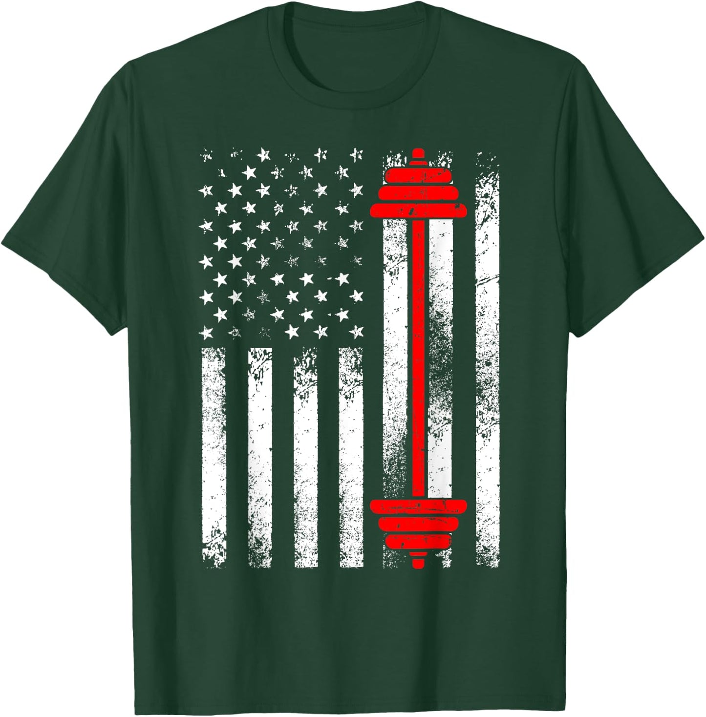 Funny Barbell Art Women Weightlifting Fitness Lovers T-Shirt - T-Shirt | Forest