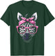Zebra Pink Bandana Glasses T-Shirt - T-Shirt | Forest