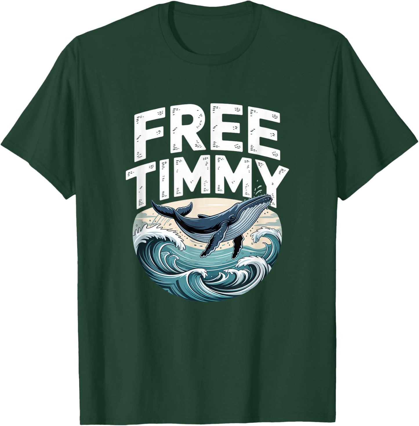 Buckelwal Timmy Walrettung Wismar Timmendorfer Strand Ostsee T-Shirt - T-Shirt | Forest