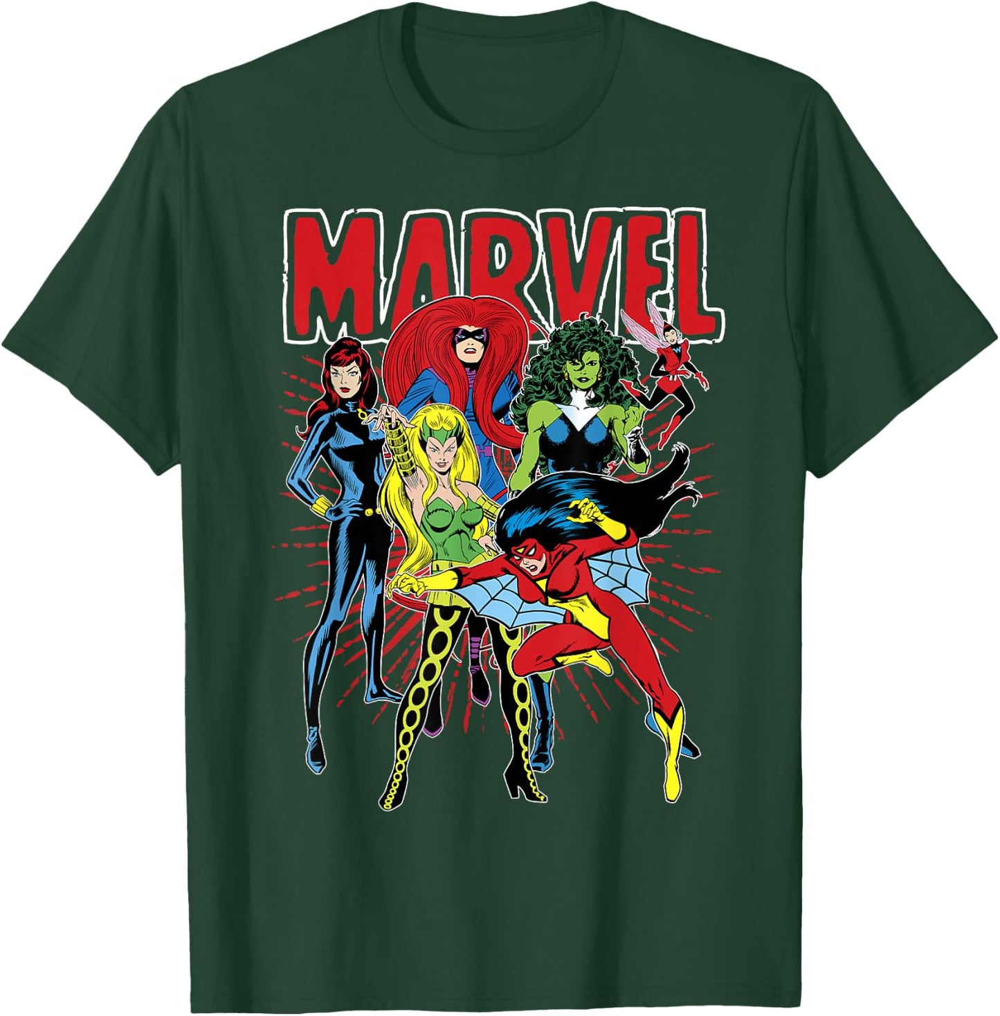 Marvel Women Group Shot T-Shirt - T-Shirt | Forest