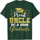 Super Proud Uncle of 2025 Graduate Senior Graduation Family T-Shirt - T-Shirt | Forest