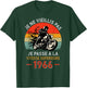 Birthday 59 Years Biker Born In 1966 Vintage Motorcycle Biker , Black, S T-Shirt - T-Shirt | Forest