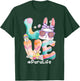 LOVE Para Paraprofessional Cute Easter Bunny With Glasses T-Shirt - T-Shirt | Forest