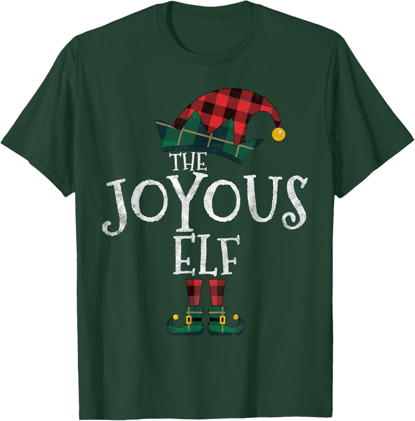 The Joyous Elf Matching Family Group Gift Funny Christmas T-Shirt - T-Shirt | Forest