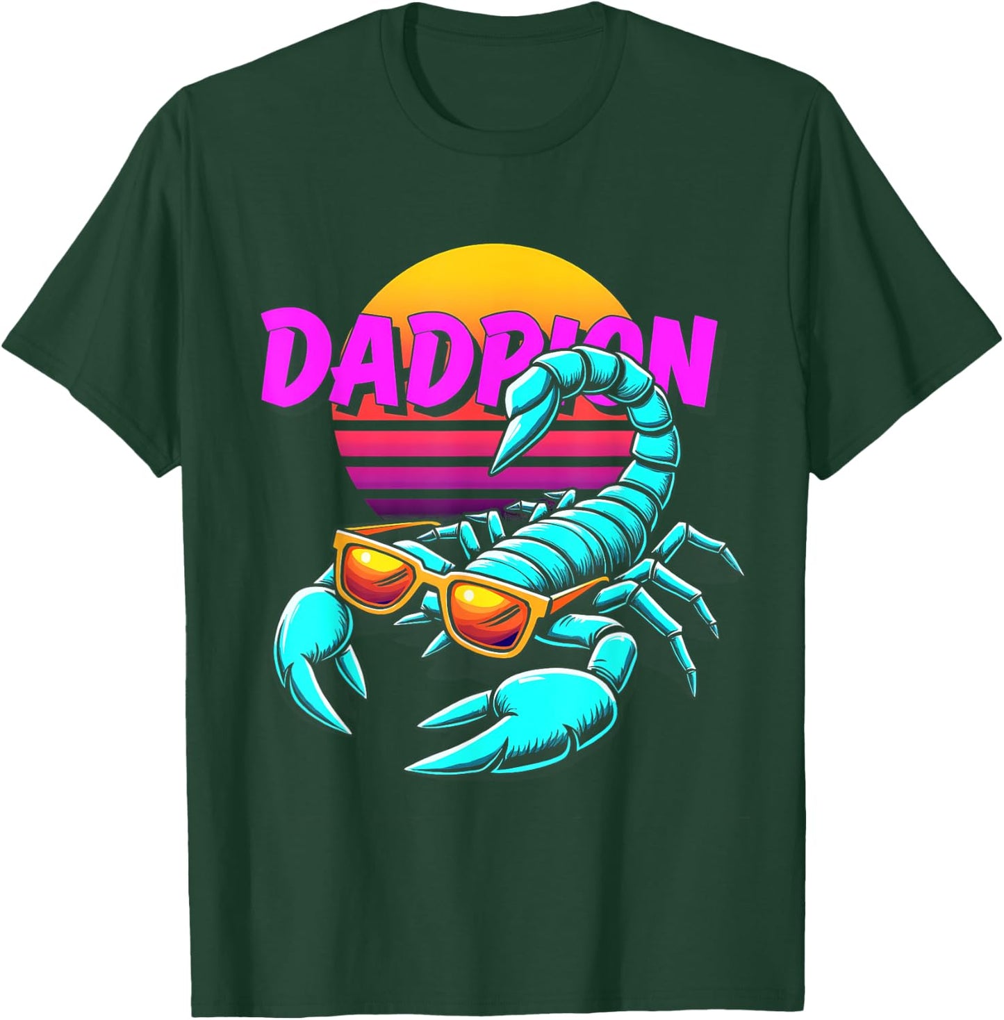 Dadpion Father's Day Best Dad Skorpion T-Shirt - T-Shirt | Forest