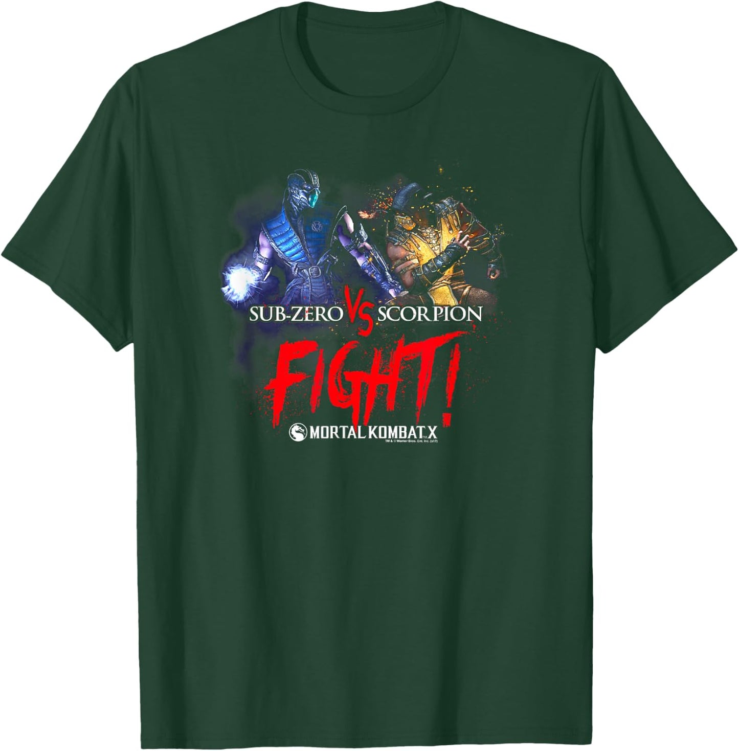 Mortal Kombat X Right T-Shirt - T-Shirt | Forest
