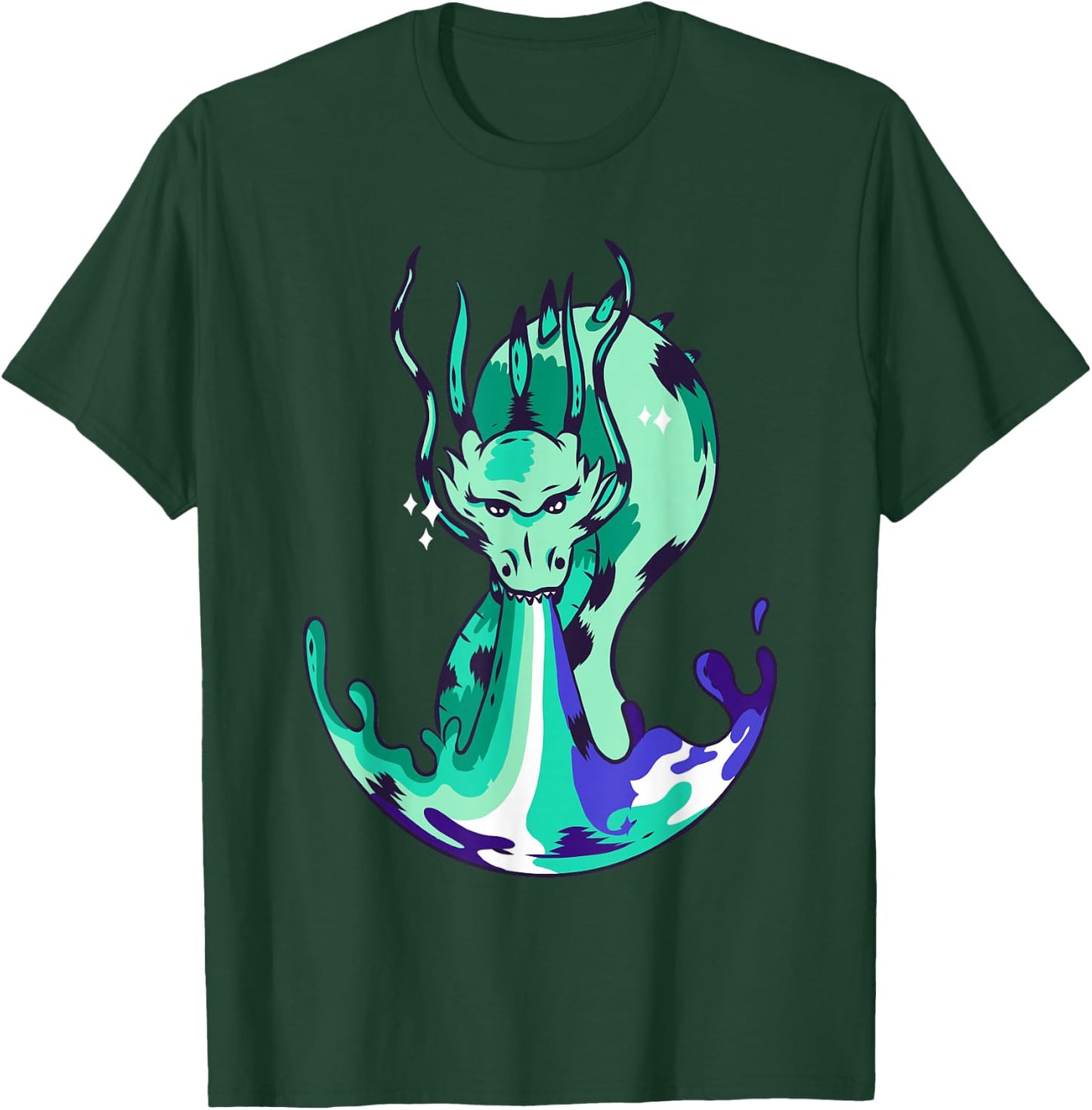 Dragon MLM Pride Gay Male Flag LGBT MLM Flag MLM T-Shirt - T-Shirt | Forest