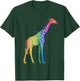 LGBT Giraffe Gay Pride Month Lesbian Pride Rainbow LGBTQ T-Shirt - T-Shirt | Forest