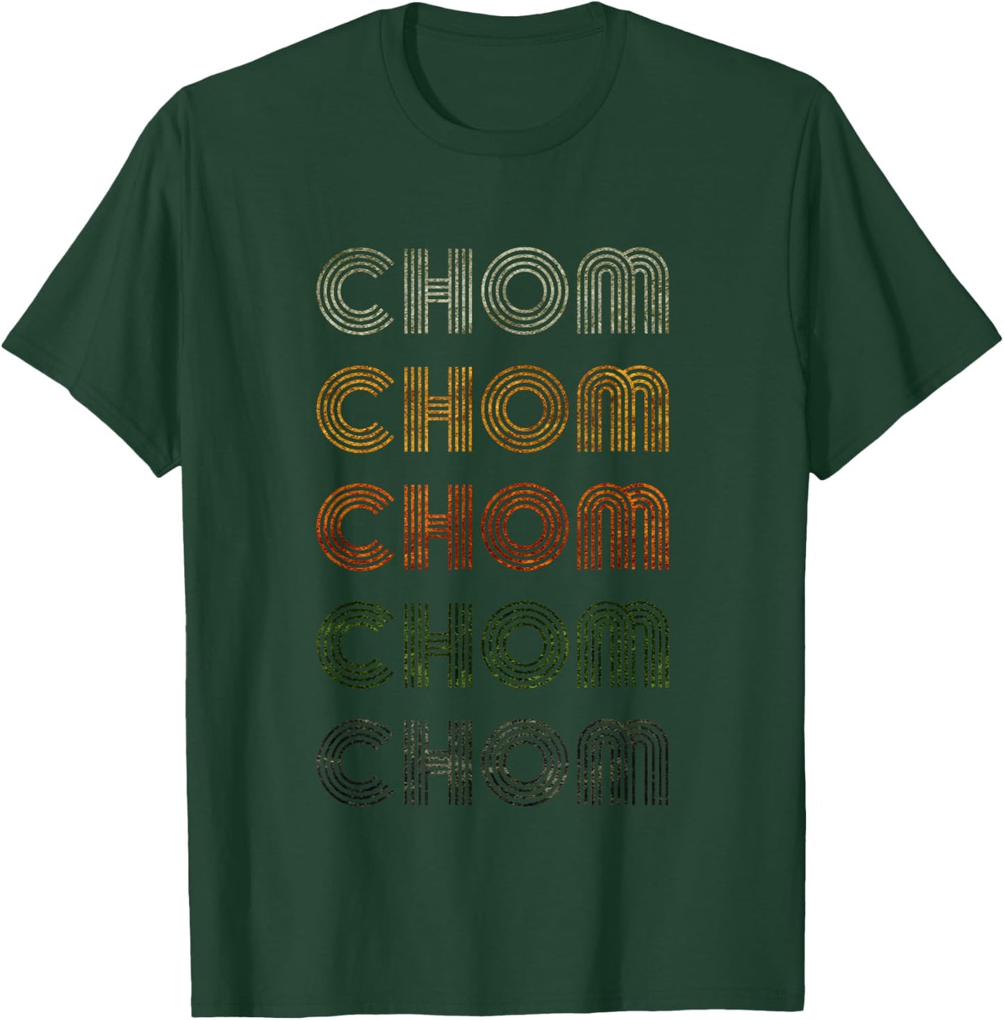 Love Heart Chom Grunge Vintage Style Black Chom T-Shirt - T-Shirt | Forest