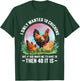 Funny Chicken Farmer Owner Saying, Chicken Poultry Farm Meme T-Shirt - T-Shirt | Forest