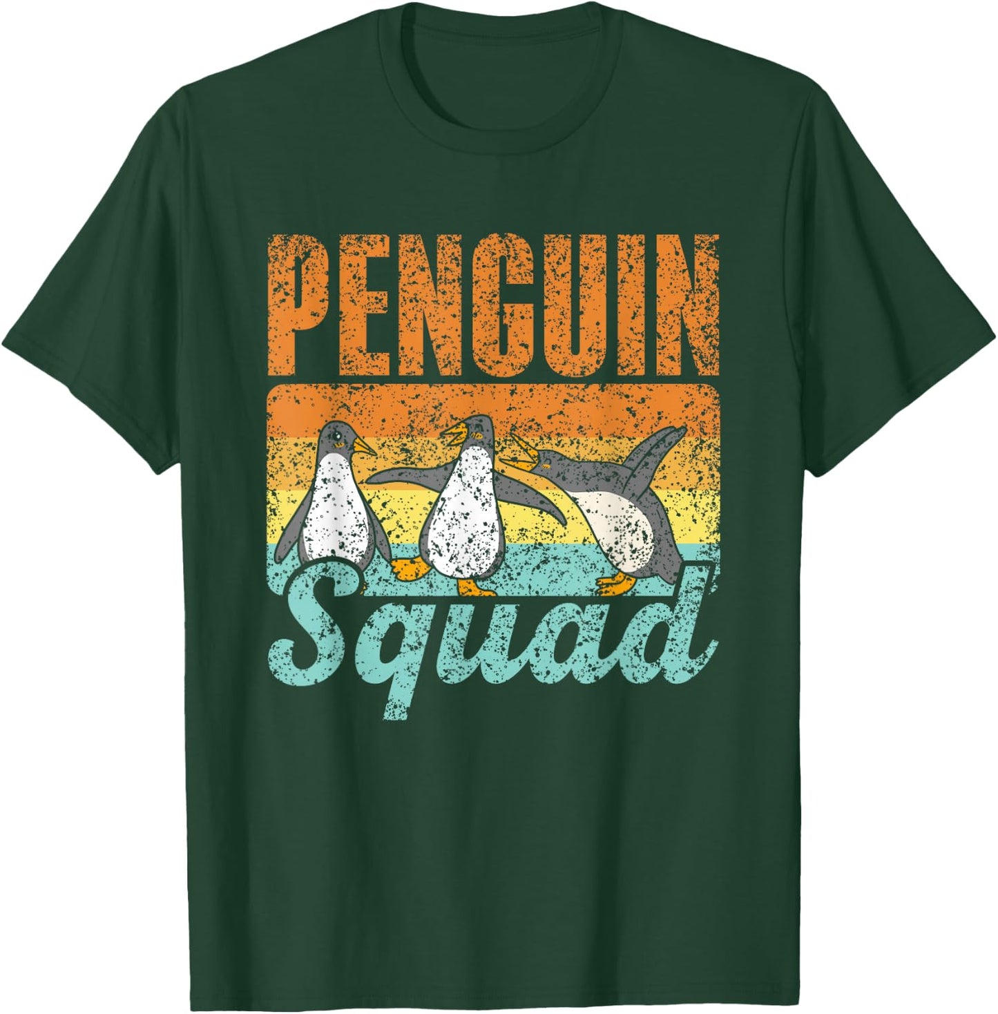 Penguin Squad Penguin Cute Animal Lover T-Shirt - T-Shirt | Forest