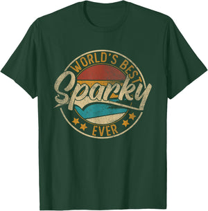 Worlds Best Sparky | Electrician T-Shirt - T-Shirt | Forest