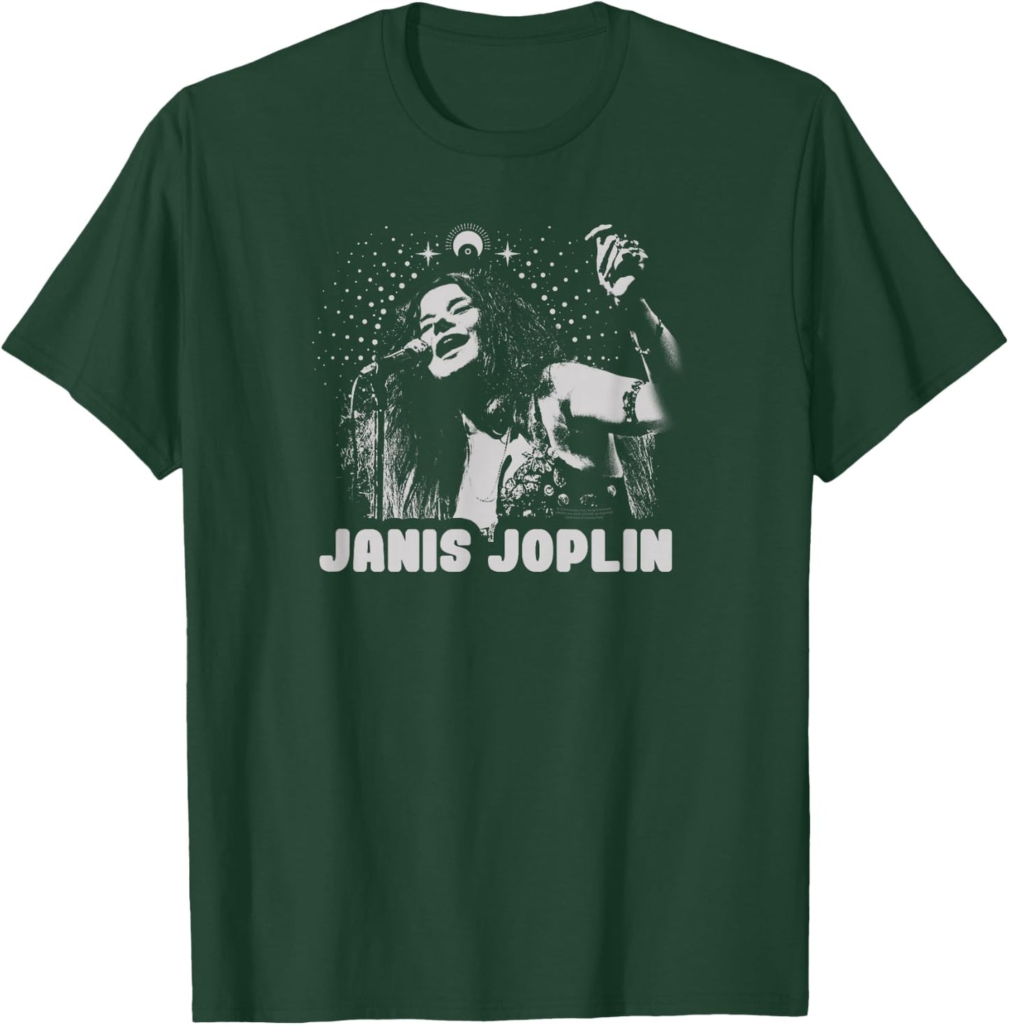 Janis Joplin Rock Music Soul Blues Spiritual Mono T-Shirt - T-Shirt | Forest