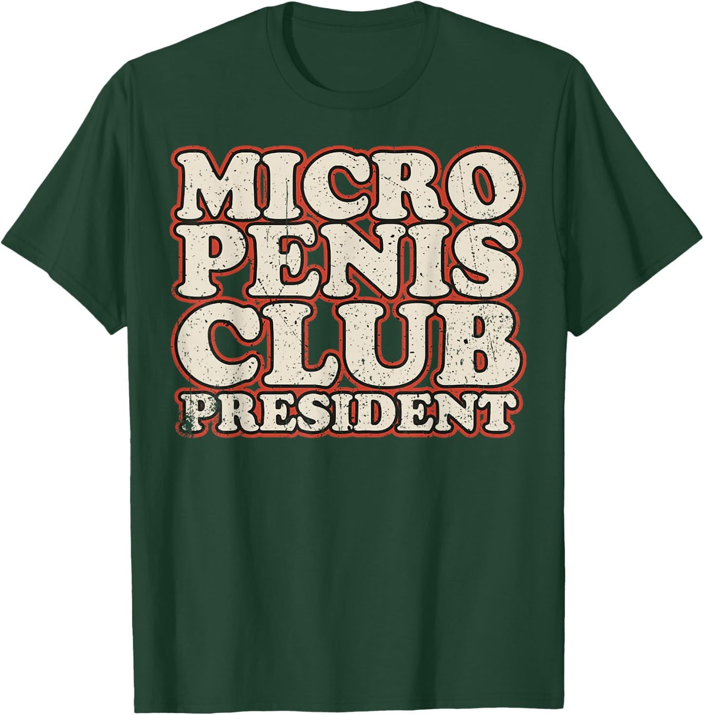 Vintage Small Penis Small Penis - Micro penis Club T-Shirt - T-Shirt | Forest