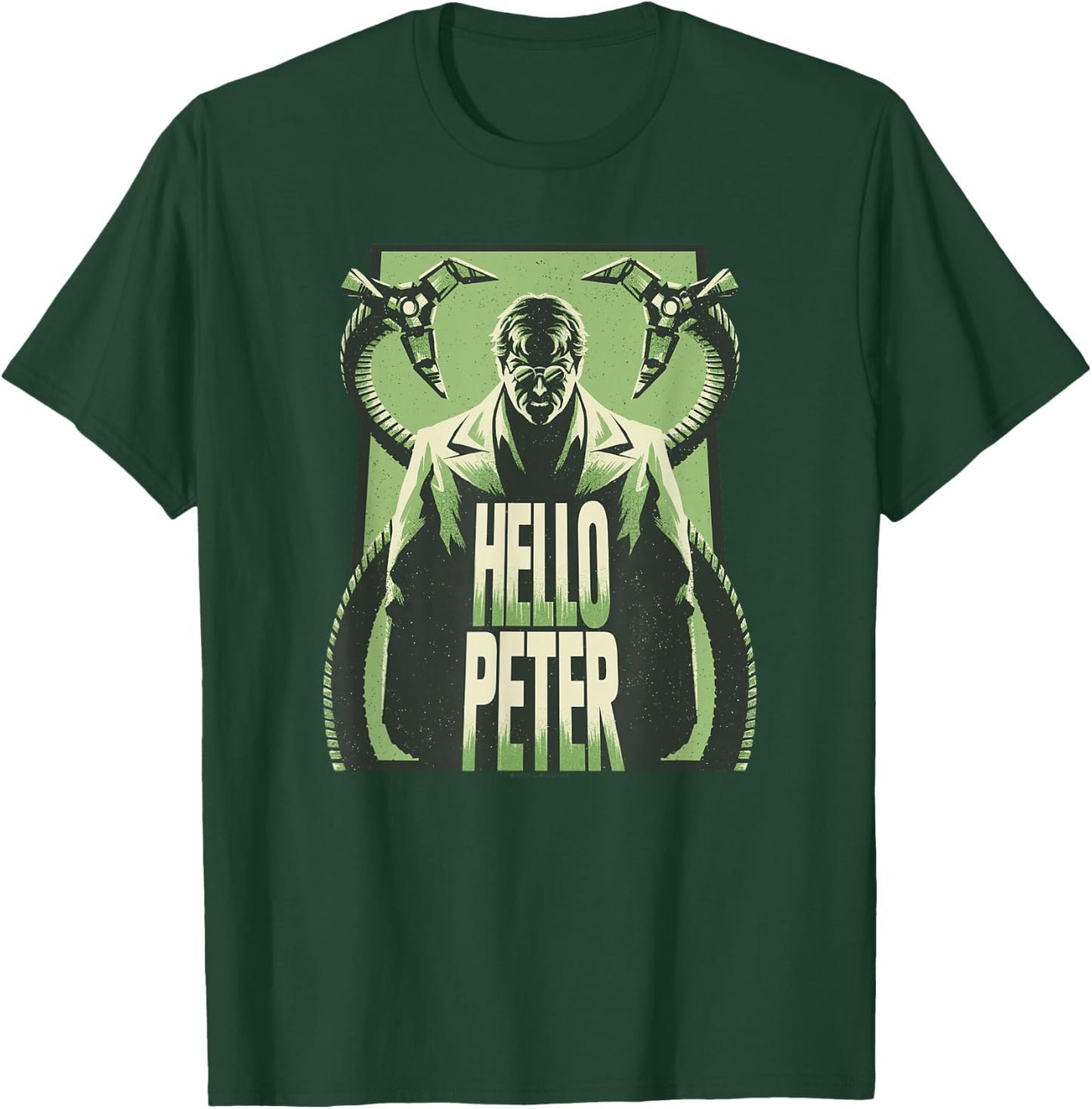 Marvel Spider-Man No Way Home Doctor Octopus Silhouette T-Shirt - T-Shirt | Forest