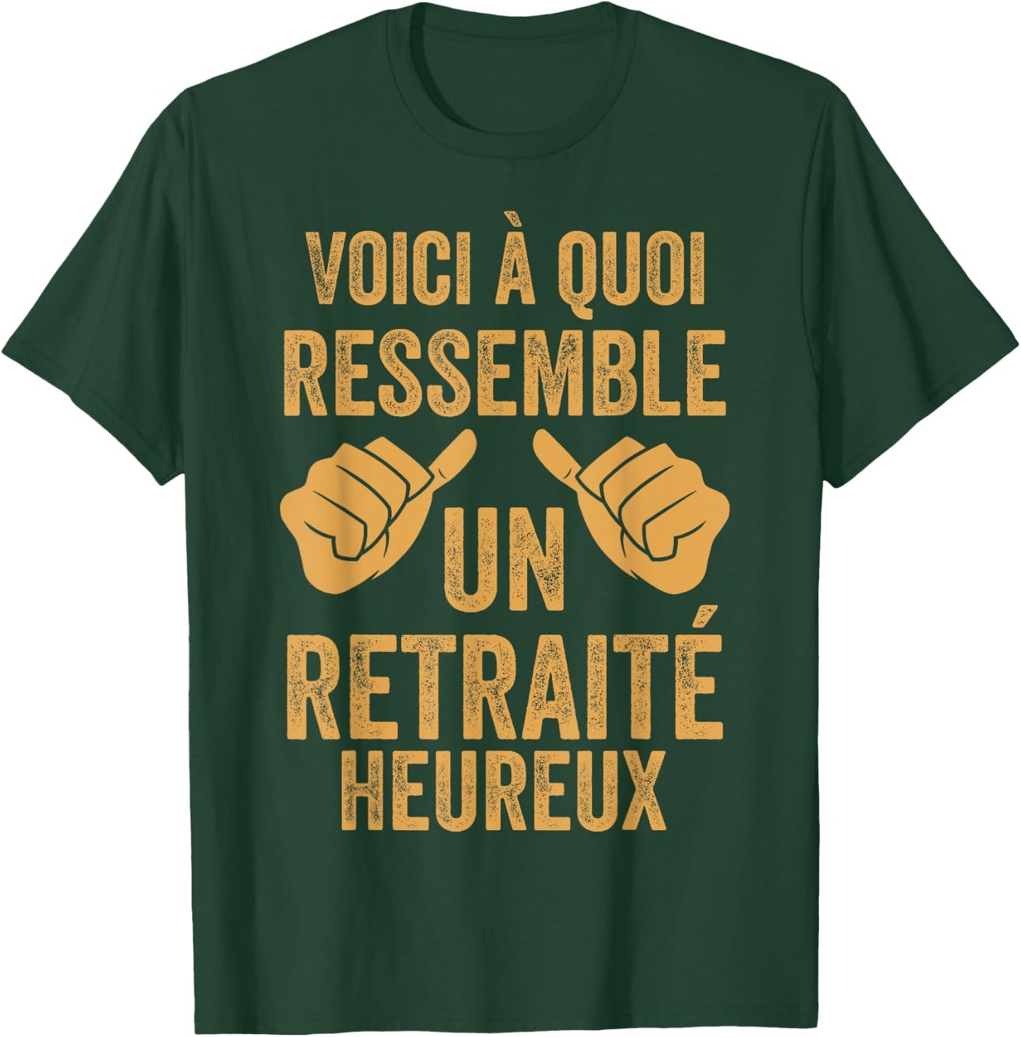 Funny Retirement Man What A Happy Pensioner Looks Like T-Shirt - T-Shirt | Forest